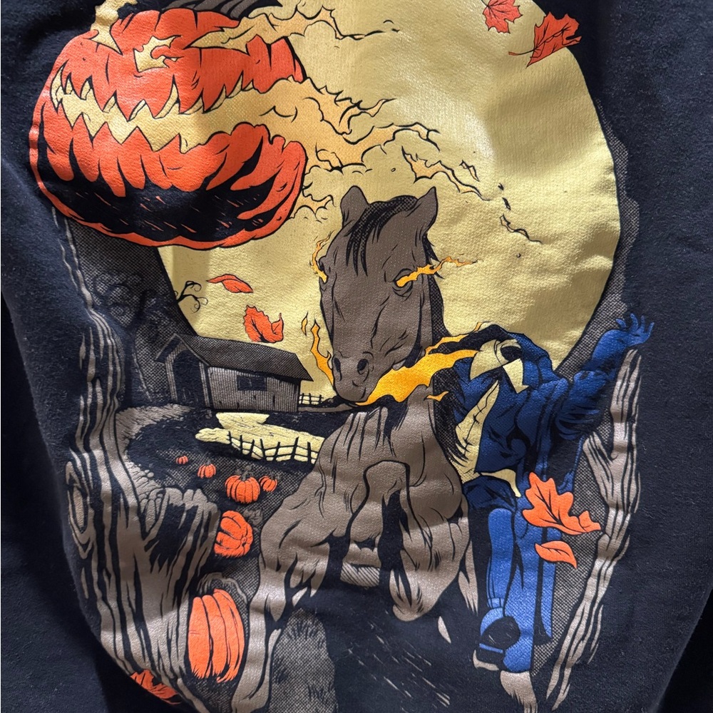 Headless Horseman Halloween hoodie